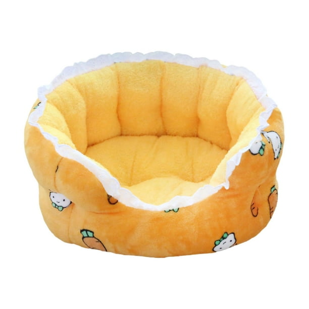 Cama para , sofá para dormir, autocalentable para gatos o perros pequeños, cojín lavable para mascotas, nido de Gato para gatos, gatitos, , Amarillo Amarillo Grande