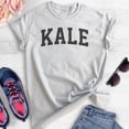 thumbnail image 2 of Kale Shirt, Unisex Women's Men's Shirt, Health Food Shirt, Workout Shirt, Vegan Shirt, Heather Ash, Medium, 2 of 6