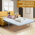 thumbnail image 4 of Slsy 4 Inch Memory Foam Replacement Mattress with Washable Cover, Foldable Three Fold Design Mattress, for Twin/Full Size Sleeper Sofa and Couch Beds (Sofa Not Included), 4 of 10