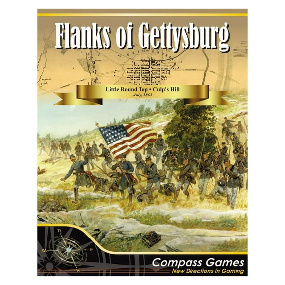 Flanks of Gettysburg: Little Round Top, Culps Hill July 1863 Board Game
