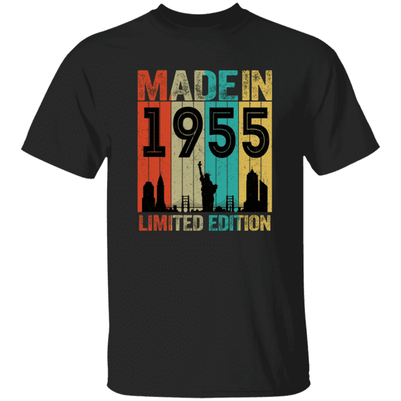 70Th Birthday Made In 1955 70 Bday Born In New York 70 Years Old Of Being Awesome Vintage T-Shirt