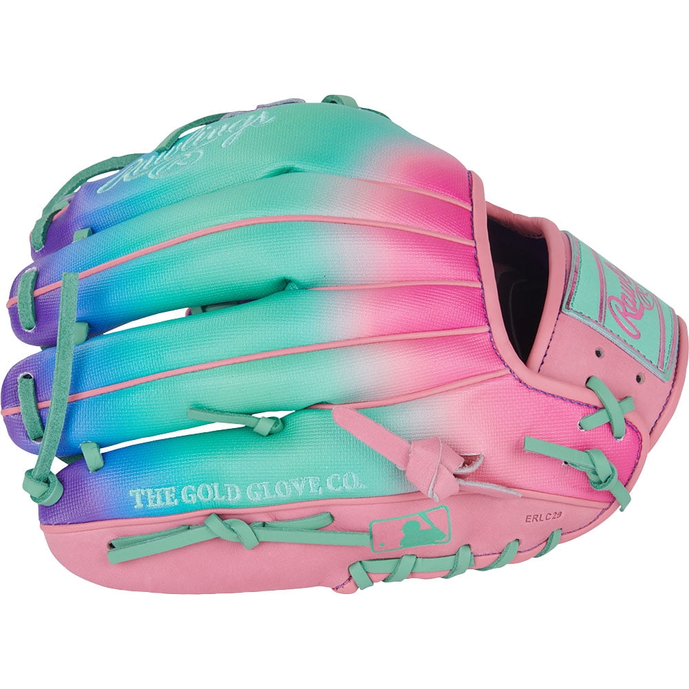 Rawlings LE Heart of the Hide Fun Burst 11.5" Baseball Glove (PROR204 2PUP) Purple/Pink 11.5