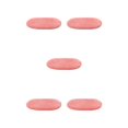 thumbnail image 2 of relayinert Easy To Clean And Soft Bath Mat For Bathroom Floors Non-slip Polyester Bathroom Carpet Bathroom Rugs watermelon red 5Set, 2 of 6