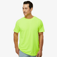 thumbnail image 3 of M&O Men's Hi Vis Gold Soft Touch T-Shirt, Short Sleeve, Safety Green, 50/50 Cotton/Poly, Size S, 3 of 6