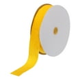 thumbnail image 1 of Unique Bargains Velvet Ribbon 1 1/2 Inch x 25 Yard Single Face Spool Silky DIY Crafts Gift Wrapping Bow Decoration Yellow, 1 of 5