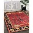 thumbnail image 3 of Ahgly Company Machine Washable Indoor Square Traditional Red Area Rugs, 8' Square, 3 of 7