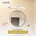thumbnail image 2 of ET2 E22393-10PC Wand LED LED Polished Chrome Bath Light Wall Light in 36 in. 1 Light, 2 of 7