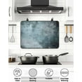 thumbnail image 5 of Graffiti Effects Modern Art Stove Top Covers for Electric Stove, 28'x20'' Vintage Teal Watercolor Glass Ceramic Stove Cover Foldable Rubber Mat Heat Resistant Cooktop Protector for Kitchen, 5 of 8