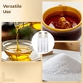 thumbnail image 5 of 2 Pcs Automatic Pouring Oil Dispenser, 17 fl oz Large Capacity Glass Bottle with Leakproof Dustproof Lid, Glass Container for Kitchen Cooking, Coffee Creamer, Syrup, 5 of 5