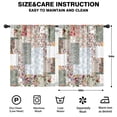 thumbnail image 2 of Blackout Kids Curtains,Pioneer Flower Childrens Insulated Curtains Set Of 2,Bedroom Essentials,Toddler Room Decor 42x54in(106x137cm), 2 of 4