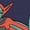 NAVY, variant on Pokemon - Deoxys Racing - Youth Boys Long Sleeve Graphic T-Shirt