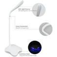thumbnail image 3 of LINLIN 2 in 1 Book Light with Night Light, Rechargeable LED Desk Lamp, 3 Levels Dimming Touch Control Mood Light Atmosphere Lamp, 360° Adjustable Eye Care Bedside Table Lamps Reading Lights, 3 of 9