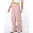 thumbnail image 4 of Celebrity Pink Women's and Women's Plus Wide Leg Cargo Pants, Sizes XS-4X, 4 of 12