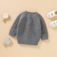 thumbnail image 5 of adviicd Baby Girl Sweaters 6-12 Months Baby Girl Boy Knit Cardigan Sweater Warm Pullover Tops Girls Sweatshirt 4t, 5 of 5