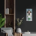 thumbnail image 4 of Luxe Metal Art 'Joyful Nutcracker IV' by Ryan Fowler, Metal Wall Art, 12"x24", 4 of 9