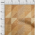 thumbnail image 2 of oneOone Polyester Spandex Mustard Yellow Fabric Mix Block Pattern Sewing Fabric By The Yard Printed Diy Clothing Sewing Supplies 56 Inch Wide, 2 of 4