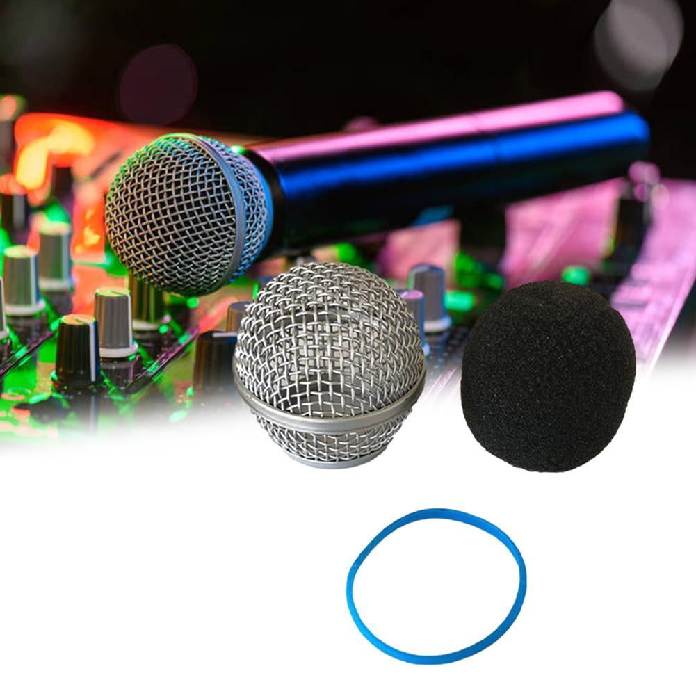 Grille Microphone Shure SM58 - En Métal Avec Coton Anti-éruption - Remplacement Facile - 4