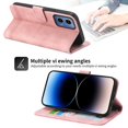 thumbnail image 3 of KAIYANG DIERFENG DF-03 para Motorola Moto G34 5G Funda tipo billetera de piel sintética para teléfono - Púrpura Estilo C Motorola Moto G34 5G Rosa, 3 of 5