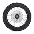 thumbnail image 1 of Assembly 14 Inch Dirt Bike Front Wheel Assembly 60/100-14 2.5-14 Tire Inner Tube 12mm Rim Axle with Brake Rotor for 125 140 150 160mL Off Road Motorcycles, 1 of 7