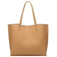 thumbnail image 3 of Dreubea Bolso de hombro de piel sintética suave para mujer, bolso de mano con borlas de gran capacidad, 3 of 5