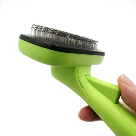 Gohope Self Cleaning Slicker Brush Gently Removes Loose Undercoat Mats And Tangled Hair Your Dog Or Cat Will Love Being Brushed With The Grooming Brush Walmart Canada