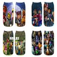 thumbnail image 1 of Roblox-calcetines con estampado periférico de dibujos animados para niño y niña, medias coloridas y poco profundas para estudiantes, moda creativa, regalos de cumpleaños y Navidad, 1 of 5