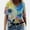 Yellow, variant on Generic Plus Size Tops For Women Summer T Shirts V Neck Short Sleeve Casual Loose Basic Tee