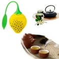thumbnail image 2 of XISAOK Cute Silicone Strawberry Tea Leaf Strainer Herbal Spice Infuser Filter Diffuser, 2 of 11