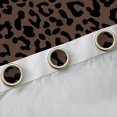 thumbnail image 4 of Homewish Brown Cheetah Print Blackout Curtains Set of 2 (52x84 Each), Fashion Abstract Polkadot Window Curtains, Teens Adult Men Women Curtains and Drapes, Curtains and Drapes Bedroom Decor, 4 of 6
