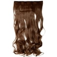 thumbnail image 4 of SAYFUT 24"-29" Curly Clip in Synthetic Hair Extensions, Style T5C-C, 3/4 Full Head One Piece 5 Clips, 4 of 5