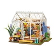 thumbnail image 4 of Casas de muñecas en miniatura con muebles de madera, modelo de habitación de flores, coleccionables, casa de madera creativa para niños, adolescentes, 4 of 8