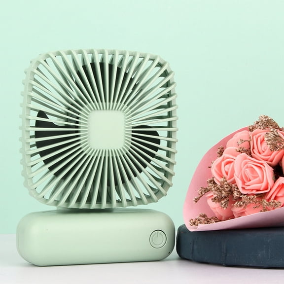 Summer Savings! Boovnll Desk Fan, Adjustable High Speed USB Rechargeable Table Fan Lightweight Compact Quiet Small Fan for Home, Bedroom, Office, Travel, Camping, RVs, Summer Gift, Mini Fan - Fan