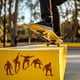 thumbnail image 4 of Juego de 3 plantillas para pintar poses de skate (30 x 30 cm) con pincel. Reutilizables. Ideales para aficionados al skate., 4 of 9