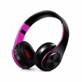thumbnail image 5 of Auriculares estéreo inalámbricos con Bluetooth, auriculares para música, compatibles con tarjeta SD y micrófono para iPad móvil, 5 of 5