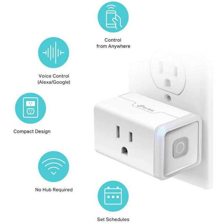 TP-Link Kasa Smart Wi-Fi Plug Mini Works with Alexa And Google Assistant  HS105