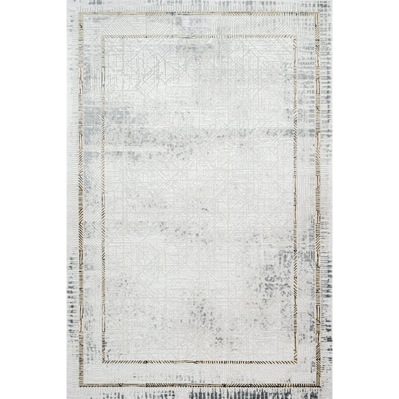 Grey Geometric Area Rugs for Living Room Washable Rugs Boho Moroccan Area Rug Soft Neutral Geometric Bohemian Carpet Distressed Indoor Rug for Bedroom Dining Room Office Foldable Nonslip Rug