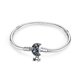 thumbnail image 1 of Original 925 Sterling Silver Bracelets Bangles Crystal Ball Love Heart Clasp Beads Charms Moments Bracelet For Women DIY Jewelry, 1 of 5