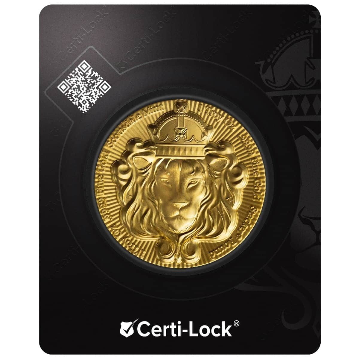 Scottsdale Stacker&reg; 1 oz Gold Round .9999 Gold Round in Certi-Lock Assay