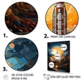 thumbnail image 3 of Designart "Impressionistic Space Journey II" Rocketship Canvas Prints, 3 of 7
