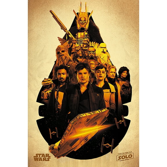 Solo: A Star Wars Story - Movie Poster / Print (Millennium Falcon Montage)