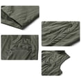 thumbnail image 5 of YFNNUP Big and Tall Men's Golf Vest Lightweight Casual Sleeveless Jacket Outerwear Windproof Water Resistant Grid Lining Vests with Zipper Pockets Green,XXL, 5 of 7