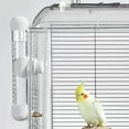 thumbnail image 2 of No Mess Bird Water Dispenser, Plastic Material, Spring Valve Design, Leak-Proof, Easy to Install, For Parakeets, Lovebirds & Small Birds, 2 of 4