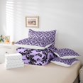 thumbnail image 6 of meiyoeat Royal Damask 7-Piece Twin Bedding,For Girls,Elegant Pattern Bedding Comforter Set For Girl,Reversible, 6 of 7