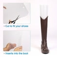 thumbnail image 4 of Uxcell 8pcs Boot Shaper Form Inserts 9.5" Boots Tall Support for Women and Men, White, 4 of 6