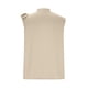 thumbnail image 5 of Tops Casuales sin Mangas para las Mujeres Elegante Satén Encaje Blusa, Tanque de Verano de Color Sólido para el Uso Diario, 5 of 7