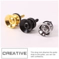 thumbnail image 6 of CIMAXIC 2Pcs Metal Guitar Strap Button for Musicians Simple and Generous Look Golden, 6 of 8