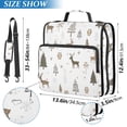 thumbnail image 2 of FORMRS Zipper Binder with Shoulder Strap 2-inch Ring 500 Sheet Capacity File Bag, Christmas Forest, 2 of 5