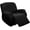 Black, variant on 4-Piece Stretch Recliner Cover Set - Elastic Slipcover with Pet Pocket Protects from Stains, Spills  Easy Fit & Wash