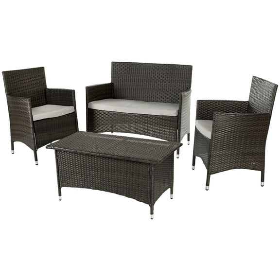 Mojavi Indoor/Outdoor Contemporary Solid 4 Piece Set