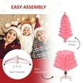 thumbnail image 6 of HOMCOM Artificial Tree Multi-Colored Pre-Lit Holiday Christmas Decoration, 6 of 9